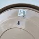 Miroir rond 1960 beige