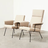 Pair of Lounge Chairs by Rudolf Wolf for Elsrijk 1950s