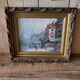 Oil on canvas "Paris" Saint Augustin