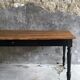 Large farmhouse table 180 cm feet turned - early twentieth