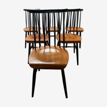 Suite de 6 chaises « Fanett » d'Ilmari Tapiovaara