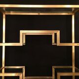 Golden brass floor Pierre Vandel, Paris circa 70