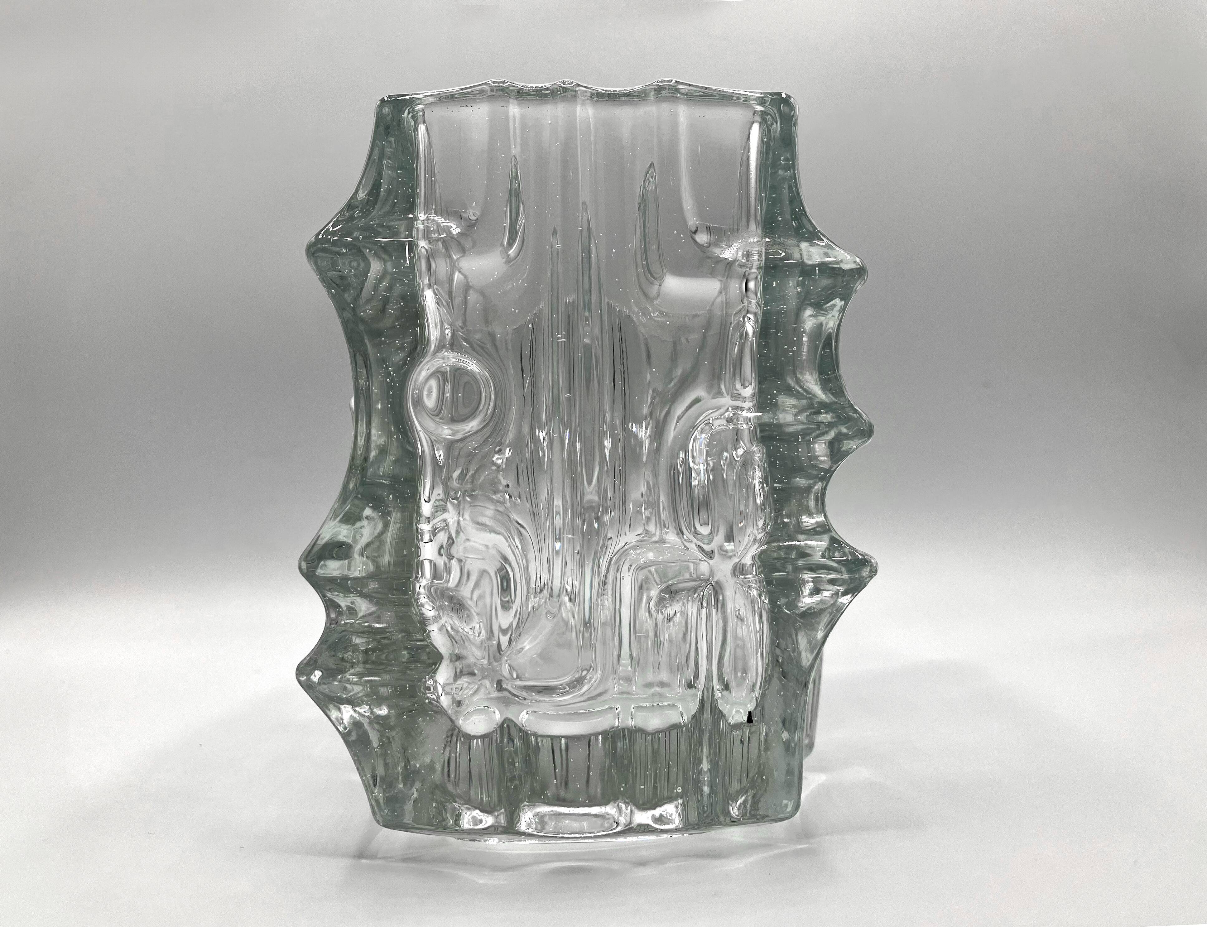 Jardiniere vase by Vladislav Urban for Rosice • Sklo Union • 1968