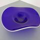 Large Blue Glass Bowl, Czechoslovakia, 1960s