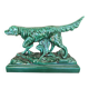 Large Art Deco Collectible Porcelain Irish Setter Sculpture