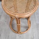 Rattan and Indonesian caning stool