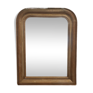 Ancien miroir doré classique - louis philippe