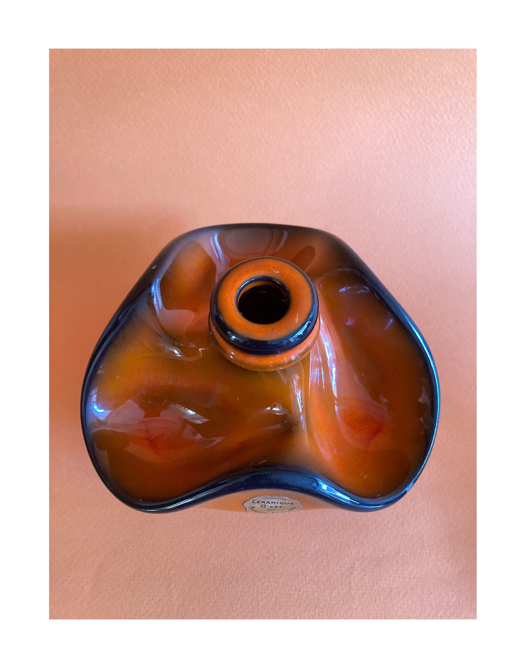 Ceramic candle holder