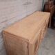 Buffet dresser sideboard bleached oak 1940 art deco