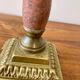 Bougeoir en laiton antique