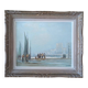Emmanuel Le Petit (1905–1991) — Harbour Scene, oil on canvas