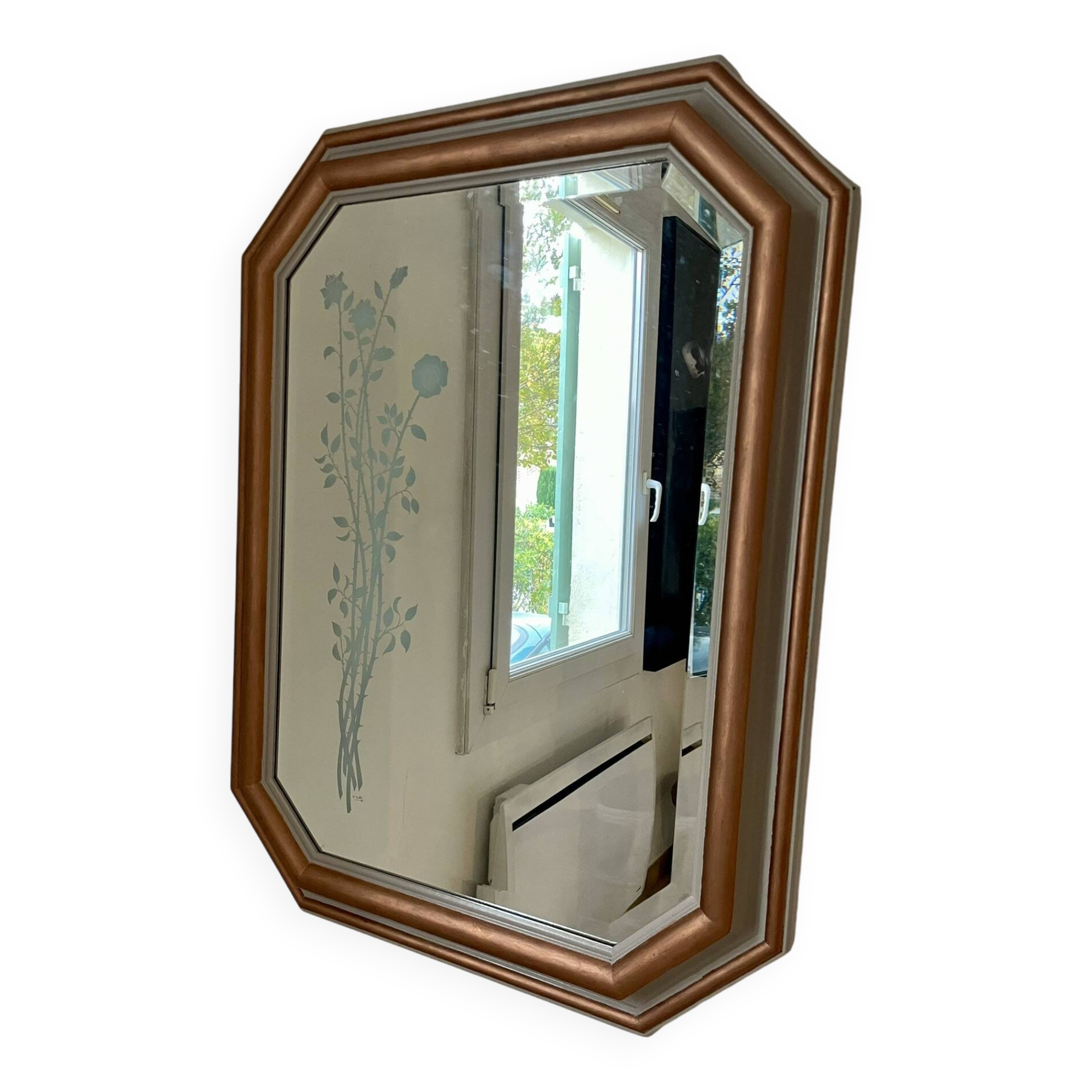 Wooden mirror