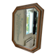 Wooden mirror