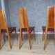 Leather and wood chair