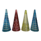 Set of 4 small glasses known as "cul sec" from Saint Louis in Colombine crystal.