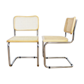 Paire de chaises Breuer B32 années 70 Italie