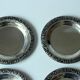 6 stainless steel coasters by WMF - marked - Vintage from the 60s