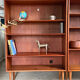 Vintage Scandinavian teak library by Borge Mogensen