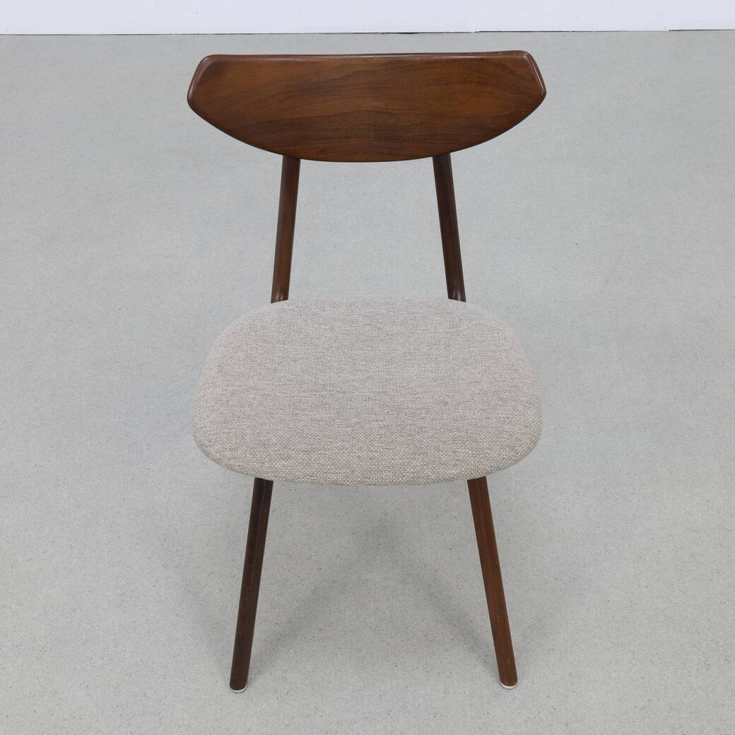 Vintage teak dining chairs by Louis van Teeffelen, 1960s