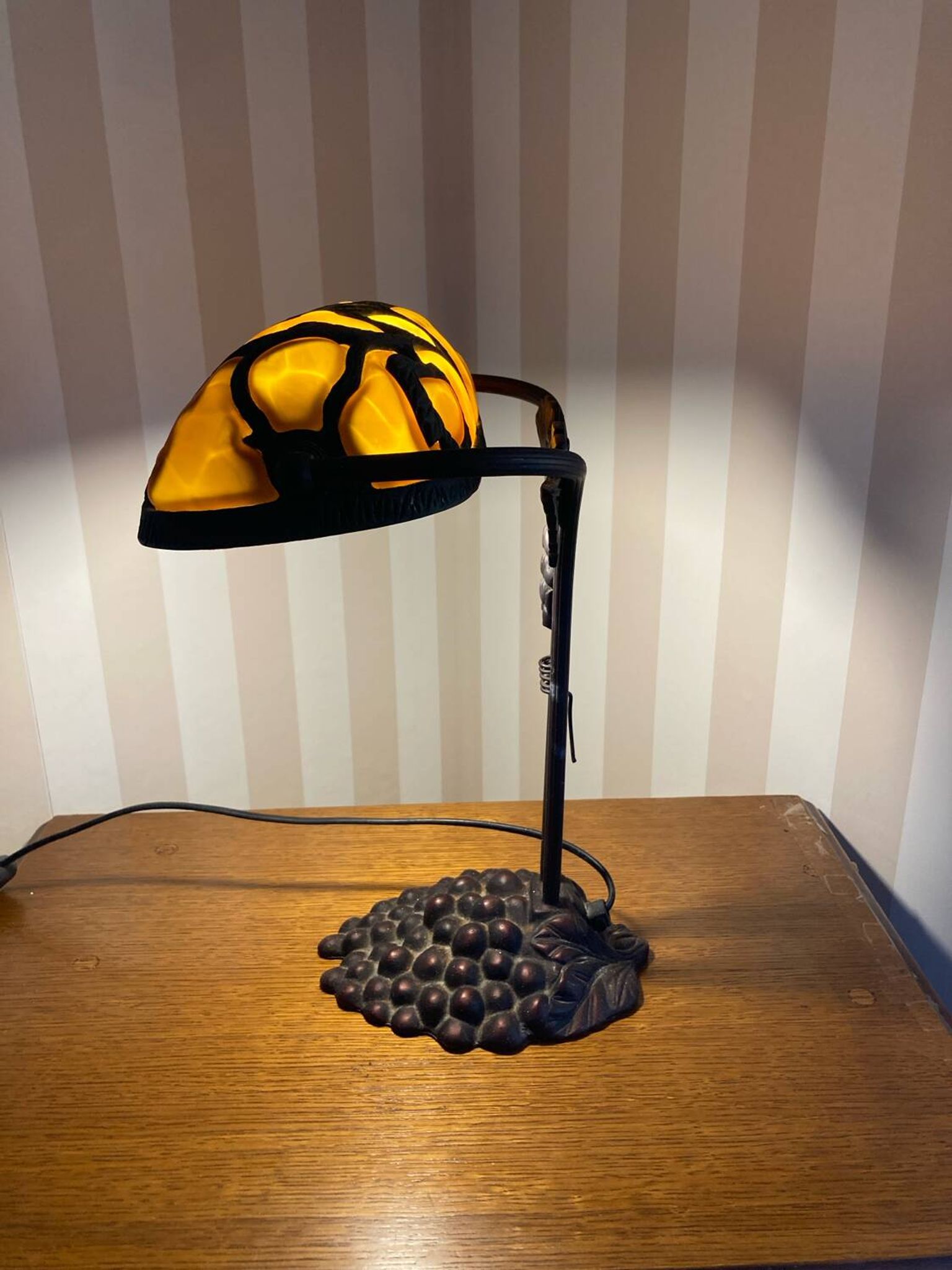 Lampe pâte de verre