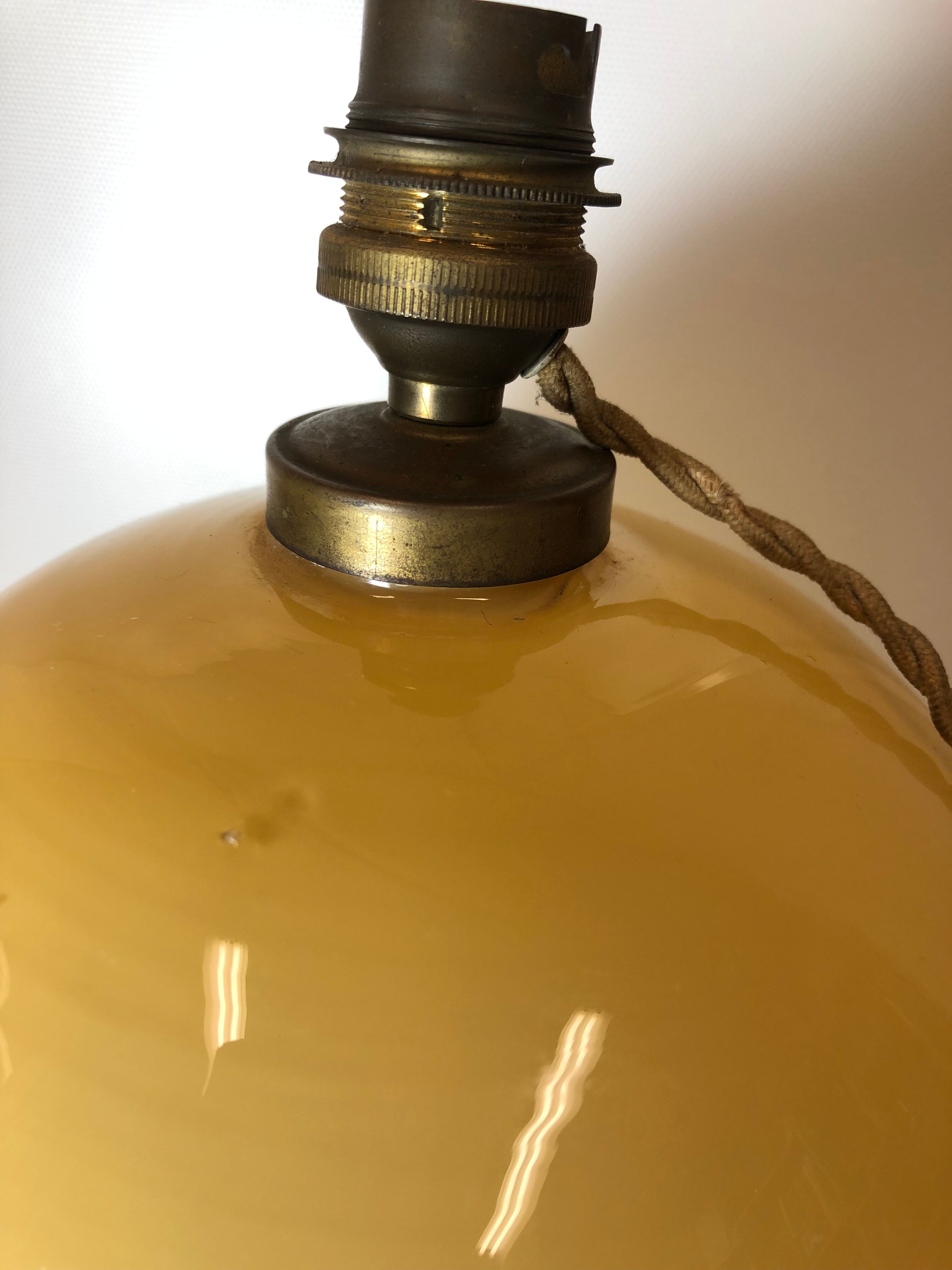 Pied de lampe art deco
