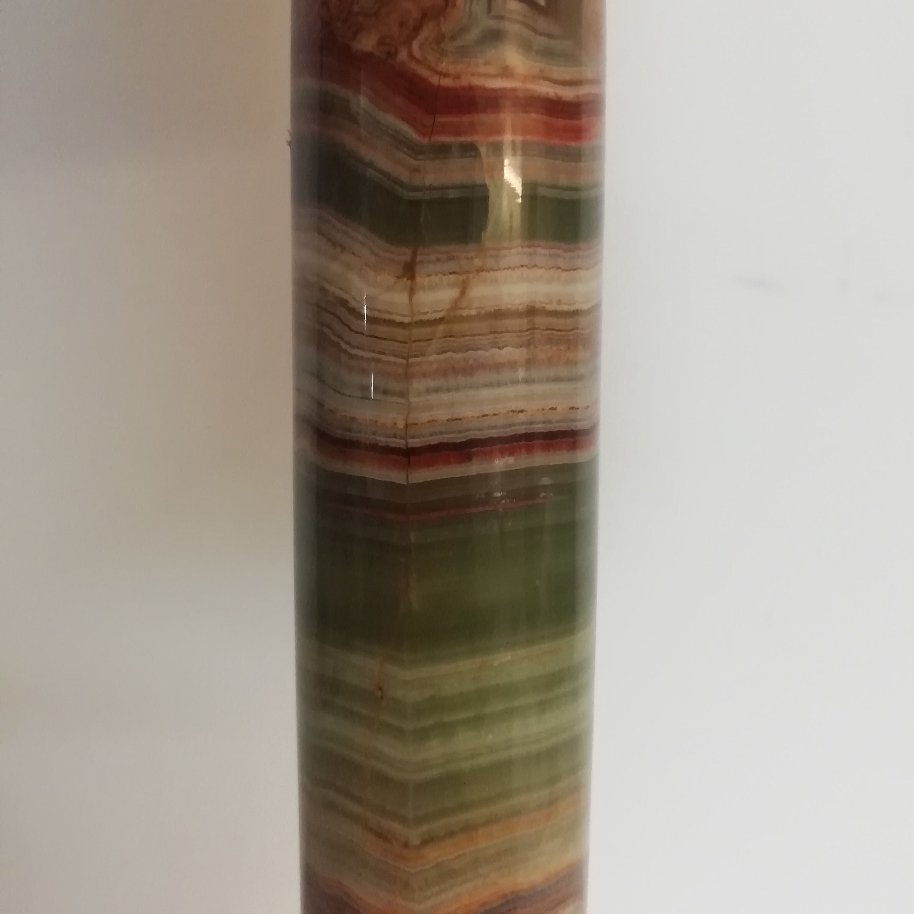 French onyx table lamp. 1950s