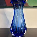 Murano cobalt blue vase from the 60s