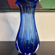 Murano cobalt blue vase from the 60s