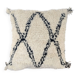 Beni Ouarain diamond bohemian cushion
