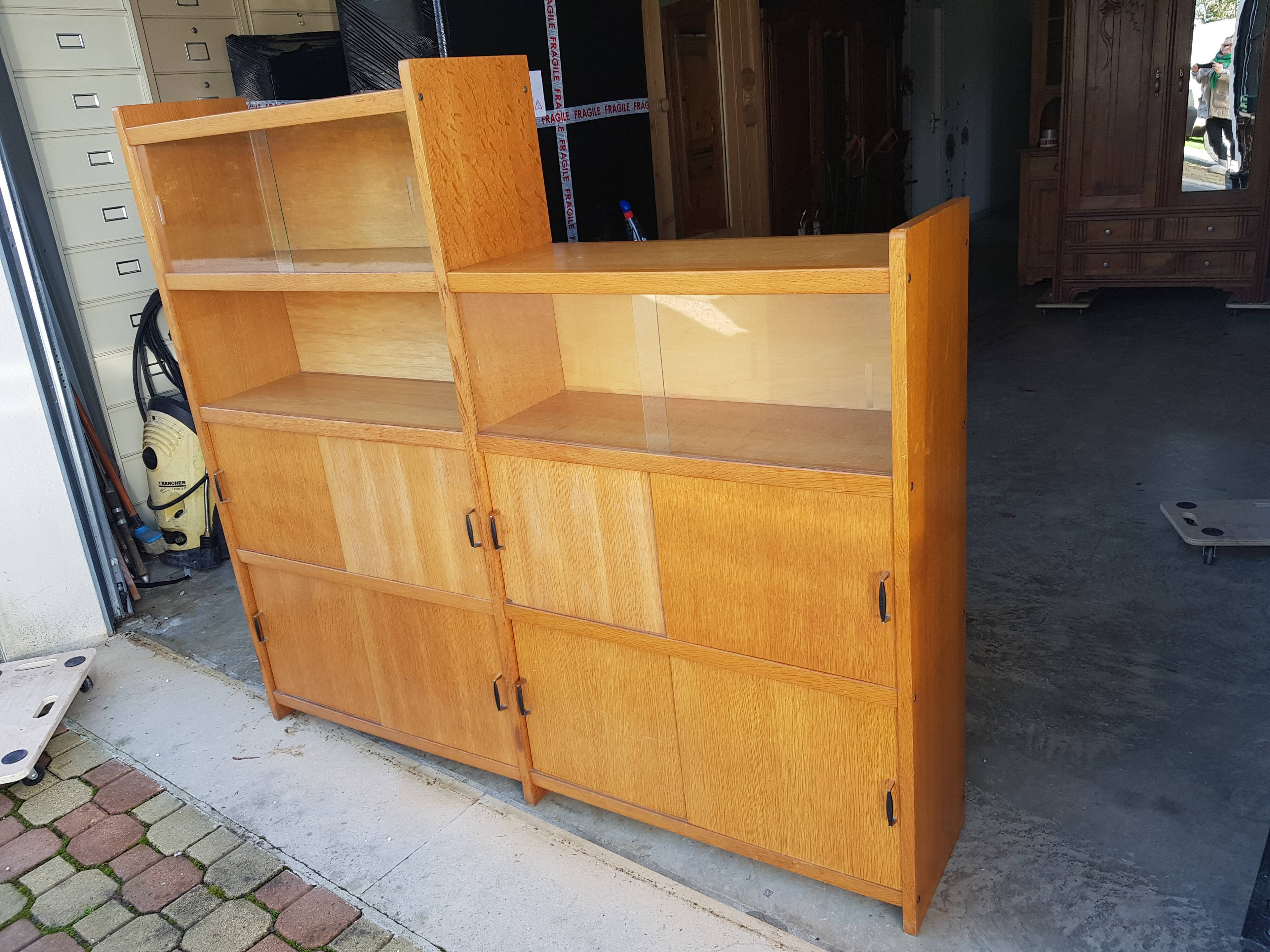 Asymmetrical Scandinavian vintage library