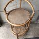 table Trolley service bar bottle rack vintage rattan bamboo