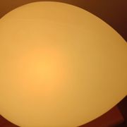 Balloon lamp by designer Yves Christine, produced by Bilumen Italy, 1975