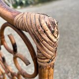 70s Rattan Screen