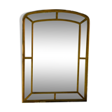 mirror neo classical style bestelnummer with parcloses - central mirror bisauté, circa 1970 76x106cm