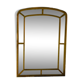 mirror neo classical style bestelnummer with parcloses - central mirror bisauté, circa 1970 76x106cm