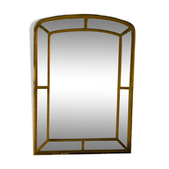 mirror neo classical style bestelnummer with parcloses - central mirror bisauté, circa 1970 76x106cm