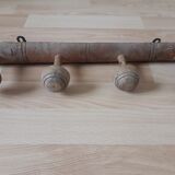 Wooden coat rack