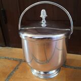 Vintage stainless steel ice bucket from the 70s