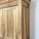Antique two-body buffet in solid wood (restored)