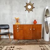 Vintage Scandinavian dlg teak sideboard 1960s