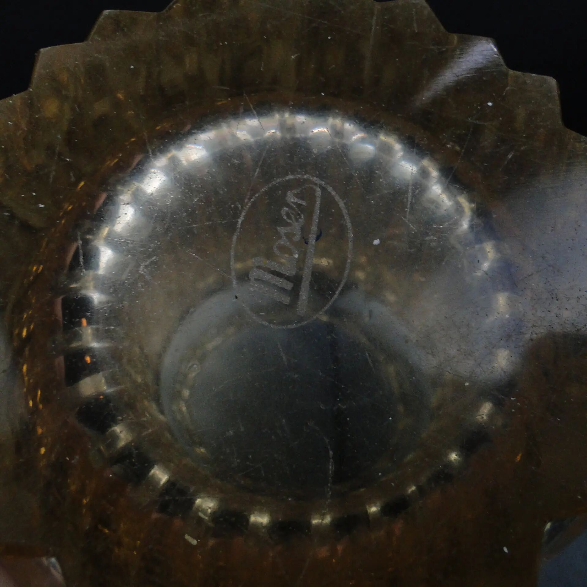 Vase, Art Déco, cristal, Moser, Tchécoslovaquie, années 1930