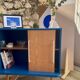 Upcycled buffet with sliding door