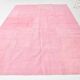 Large Pink Vintage Kilim Rug, 214x306Cm