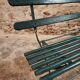 Antique folding garden bench – France – 1930s