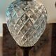 Vintage table lamp in brass and cut glass – Art Deco / Neo style