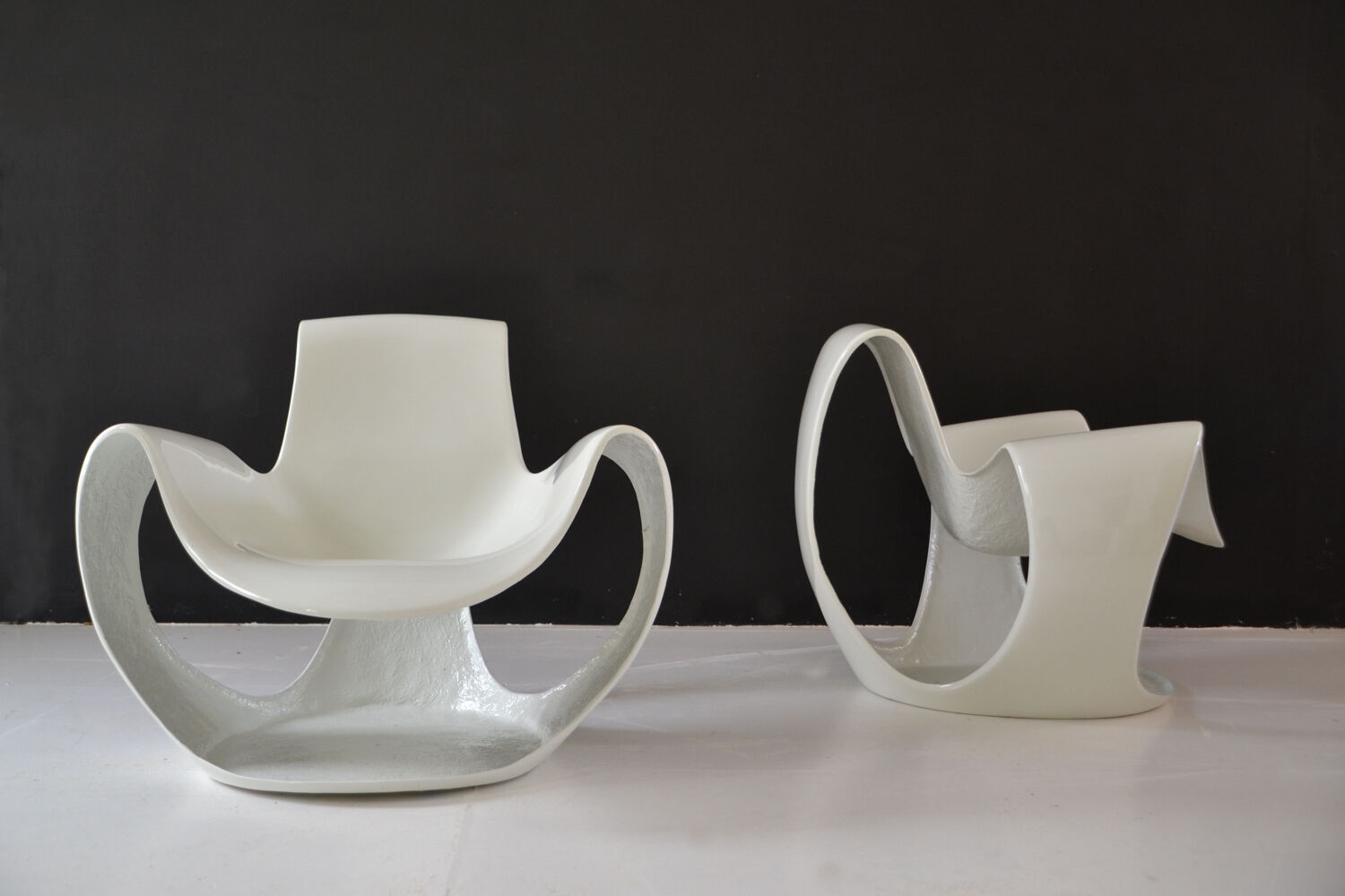 Pair of Albatros armchairs by Danielle Quarante for Airborne