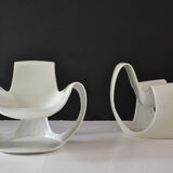 Pair of Albatros armchairs by Danielle Quarante for Airborne