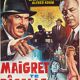 Original cinema poster "Maigret à Pigalle" Gino Cervi 35x54cm 1966