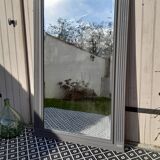 Beveled trumeau mirror