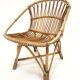 Fauteuil en rotin de Rohe Noordwolde, 1960, Pays-Bas